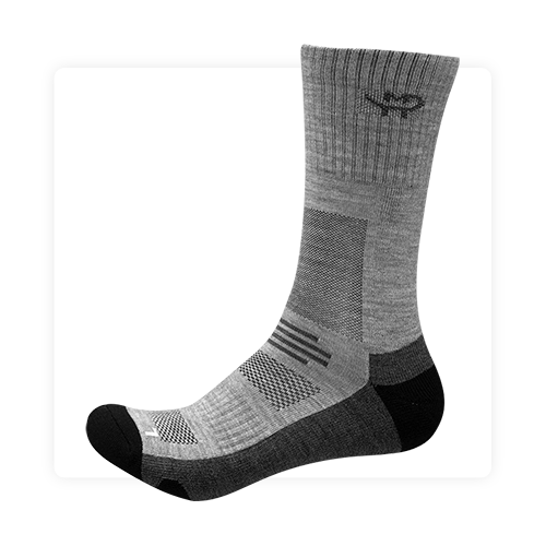 Classic Basic Merino Wool Crew Socks