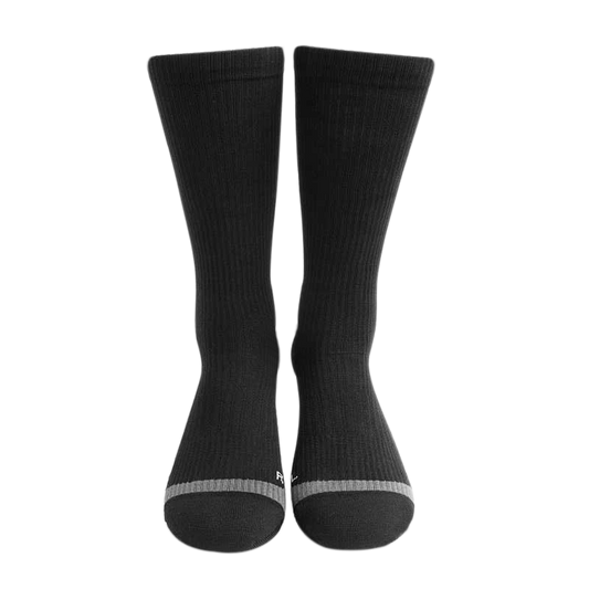 Cotton Nylon Blend Calf Socks
