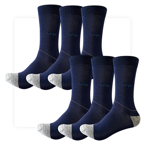 MP Magic Classic Crew Antibacterial Socks (6 pairs, 20% off)