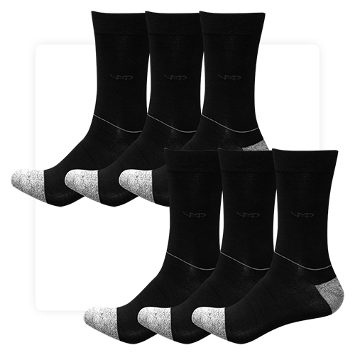 MP Magic Classic Crew Antibacterial Socks (6 pairs, 20% off)